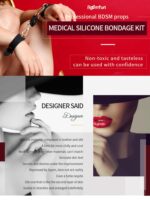 Silicone Three-Pcs Set(Handcuffs/Ankle Cuffs/ Breathable Mouth Gag) - Image 2