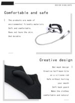 Silicone Three-Pcs Set(Handcuffs/Ankle Cuffs/ Breathable Mouth Gag) - Image 3