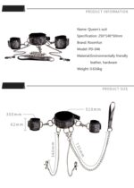 Handcuffs/Nipple Clamp Bondage Kits Queen's Suit For Lover - Image 7