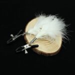 Feathered Nipple Clamps Tit Clamps For BDSM - Image 3