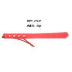 Leather Riding Crop Flogger Whip Spanking Whip Portable Adult Game - Image 2