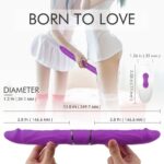 14 Inch Double Ended Vibrator (Remote Control) - Image 2