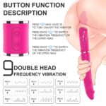 14 Inch Double Ended Vibrator (Remote Control) - Image 4