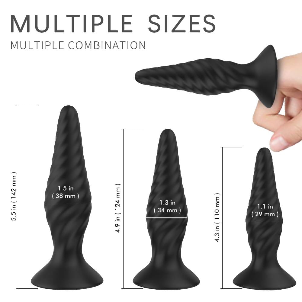 16457841582020062812565619-1jpg.jpg 3pcs Anal Plug Set - Image 1