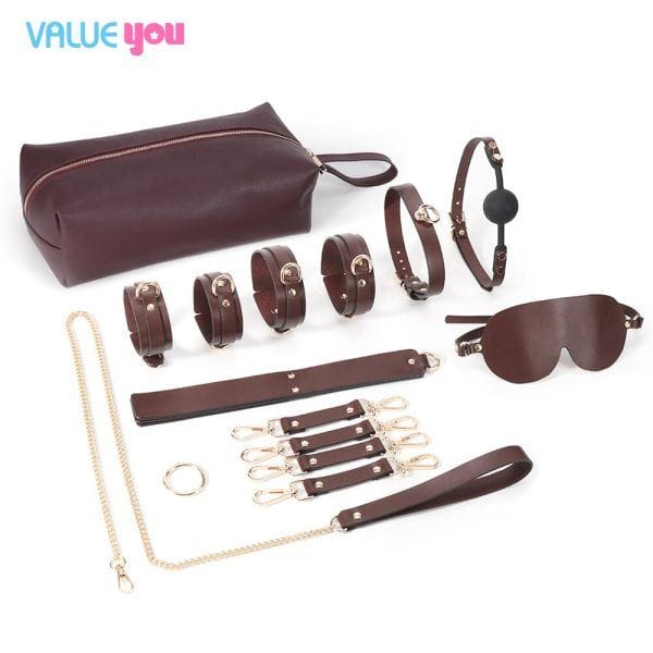 1646891737brown-leather-bdsm-600x600jpg.jpg Leather SM Bundle Full Set - Image 1