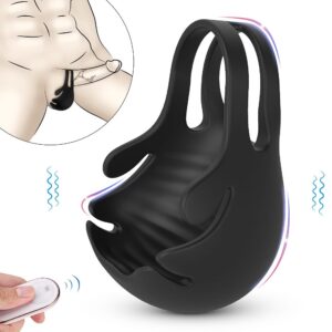 Mens Balls Nest Vibrator Cock Ring (Remote Controlled) Couples