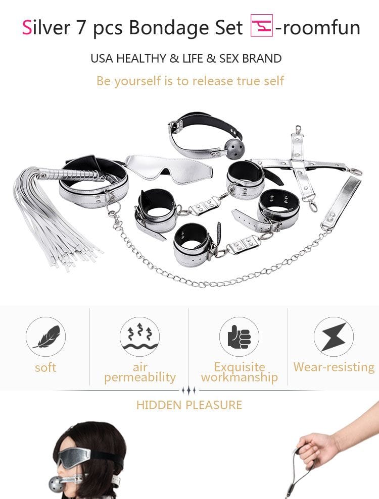 164880786511027-1jpg.jpg Silver 7 Piece Bondage Set - Image 1