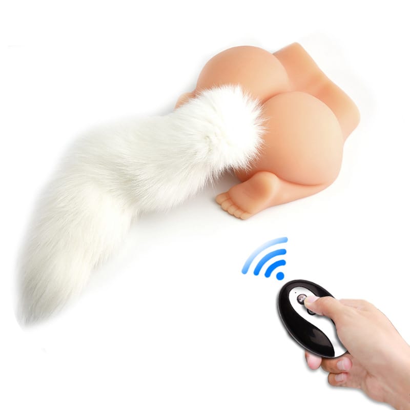 165233583532067jpg.jpg Vibrating Fox Tail Anal Plug - Image 1