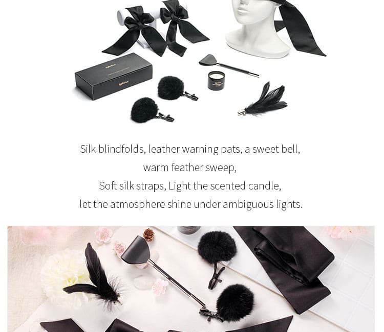 1658489675qs-00602jpg.jpg Six Piece Silk Beginners Bondage Kit - Image 1