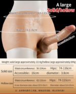 Silicone Pants With Lollow Penis Sleeves