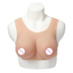 D-Cup-Silicone Breast Form-Low Collar Design