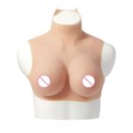 D-Cup-Silicone Breast Form-High Collar Design