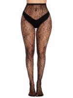 NEW Halloween Costume Tights Sheer Black Laceup Panty Hose UAE