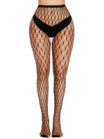 Lace Topped Thigh High Sheer Fishnet Stockings UAE