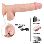 8.26inch Hansen Vibrating Dildo, 20 Frequency, Wireless, Battery Powered - Image 2
