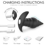 Anal Plug With Rechargeable Bullet Vibrator - Image 9