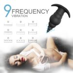 Anal Plug With Rechargeable Bullet Vibrator - Image 3