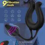 Vibrating Cock Ring With Anal Plug - Image 6