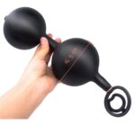 Double steel ball inflatable anal plug - Image 2