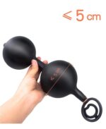 Double steel ball inflatable anal plug - Image 6