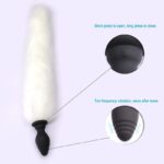 Vibrating Fox Tail Anal Plug - Image 3