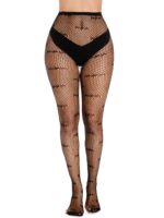 NEW Halloween Costume Black Laceup Panty hose - Image 2