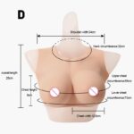 D-Cup-Silicone Breast Form-Low Collar Design - Image 3