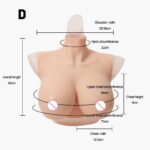D-Cup-Silicone Breast Form-High Collar Design - Image 5