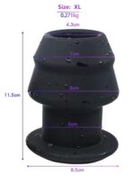 Hollow Anal Plug +Plug - Image 9