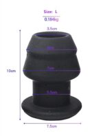 Hollow Anal Plug +Plug - Image 4