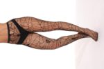 Women High Waist Mesh Pantyhose Skull Sheer Fishnet Tights Stockings - Image 4