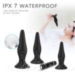 Anal Plug Kit With Rechargeable Bullet Vibrator - Image 4