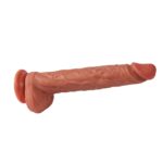 10.43 Inch Longer Dual Layer Soft Silicone Dildo - Image 5