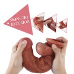 10.5inch Jeremy King Dual Layer Silicone Dildo XL - Image 3