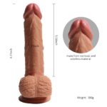 8.26inch Dean Dual Layer Silicone Dildo - Image 6