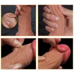 8.26inch Dean Dual Layer Silicone Dildo - Image 3