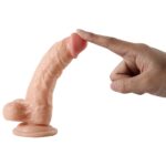 Small Leilong PVC Dildo With Balls And Suction Cup - Image 3