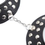 Sexy Leather Rivet Bra - Image 5