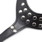 Sexy Leather Rivet Bra - Image 6